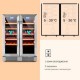 Винний холодильник Klarstein Vinovilla 42 Twin Built-In Duo (10032032)