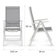 Складні садові стільці Blumfeldt Almeria (10033401)