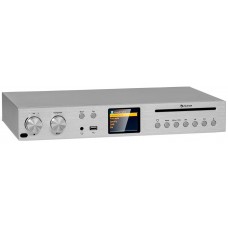 Підсилювач звуку ресивер Auna HiFi CD Silver Star (10036446)