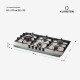 Газова плита Klarstein Ignito Chef Edition 5 (10040147)