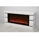 Камін електричний Logos Long 158 1500Вт Bluetooth White (10080142)