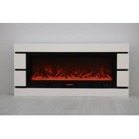 Камін електричний Logos Long 158 1500Вт Bluetooth White (10080142)